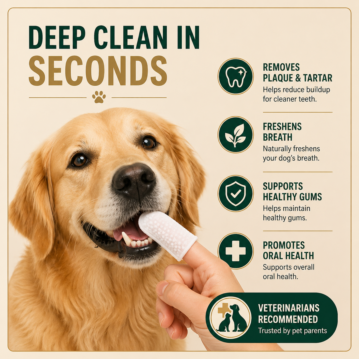 FreshSmile™ Dental Finger Wipes