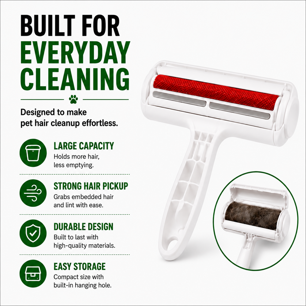 FreshHome™ Pet Hair Remover Roller