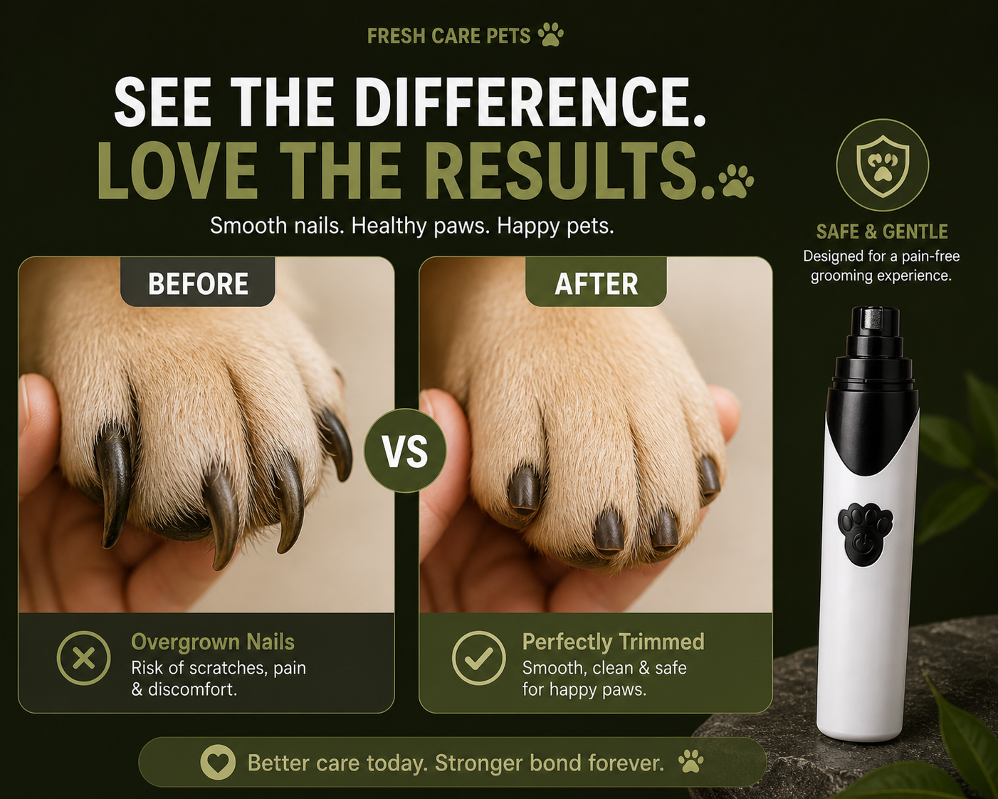 Stress-Free™ Pet Nail Grinder