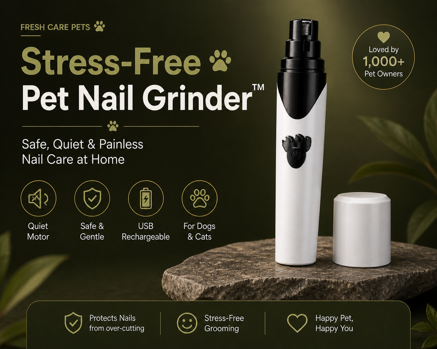Stress-Free™ Pet Nail Grinder